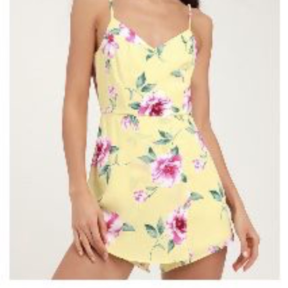 LULU’S Floral Print Skort Dress
